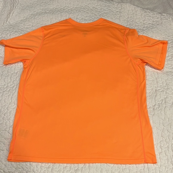 Orange Nike dri fit short sleeve crew neck t shirt polyester XL preowned - Picture 3 of 5